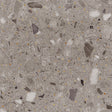 Provincetown grey terrazzo effect matt ceramic wall and floor tile 200x200mm