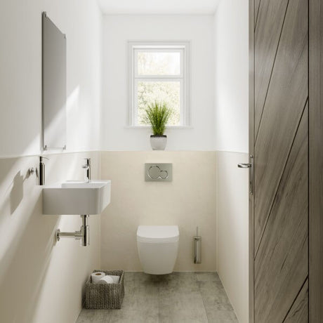 Multipanel Classic Riven Marble Bathroom Wall Panel