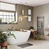 Multipanel Tile Sage Green Metro Bathroom Wall Panel 2400 x 598mm – Matt, photo 2
