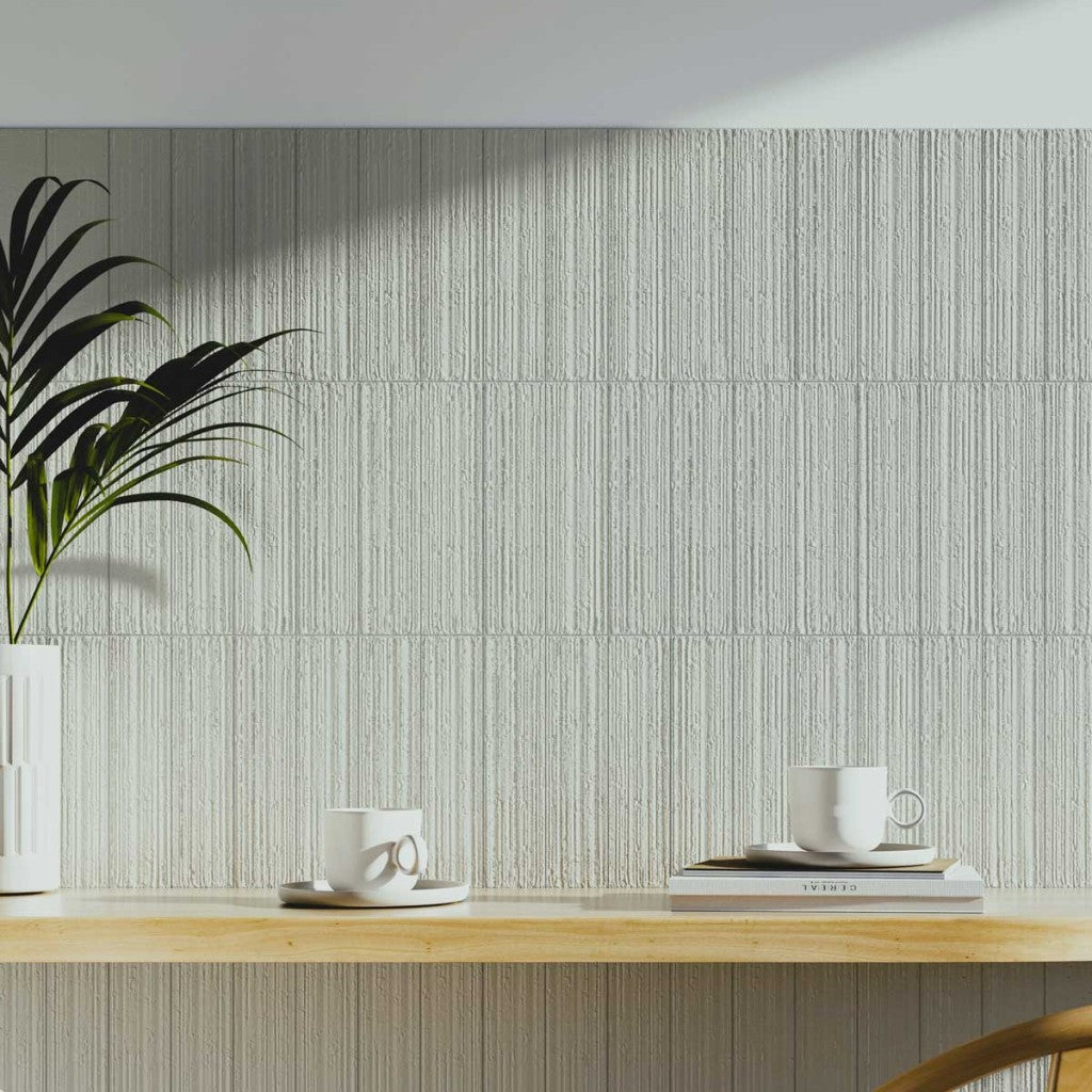 Santa Cruz Sage Green matt ceramic wall and floor tile 65x261mm