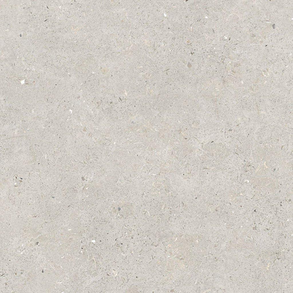 Savannah light grey stone effect matt porcelain wall and floor tile 600x600mm