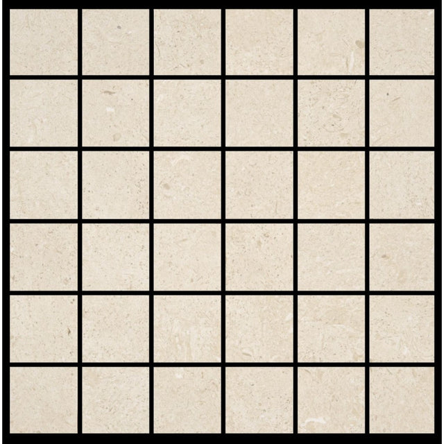 Savannah sand stone effect matt porcelain mosaic wall and floor tile sheet 300x300mm