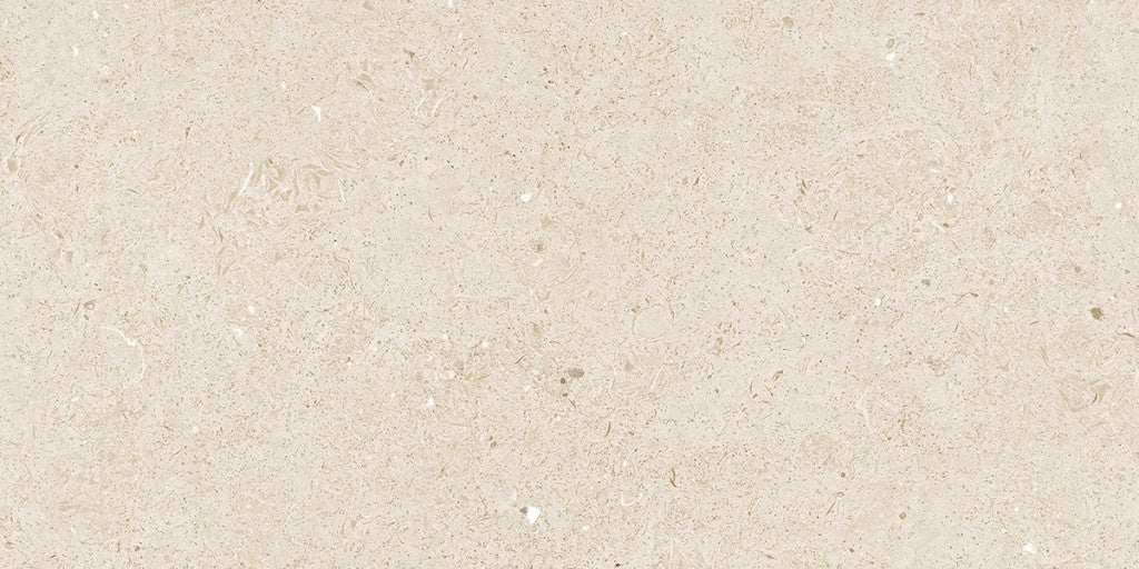 Savannah sand matt porcelain tile in a room setting