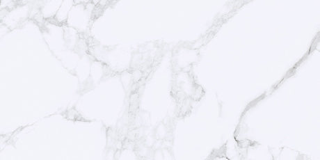 Stinson white marble effect gloss ceramic wall tile, 300x600mm – view 3