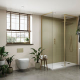 Multipanel Tile Taupe Grey Large Tile Bathroom Wall Panel 2400 x 598mm – Matt, photo 2