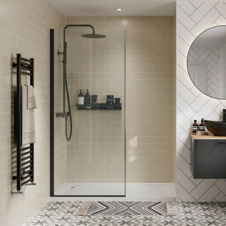 Multipanel Tile Taupe Grey Metro Bathroom Wall Panel 2400 x 598mm – Matt, photo 2