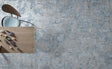 Tybee blue textile effect matt porcelain wall and floor tile 500x1000mm