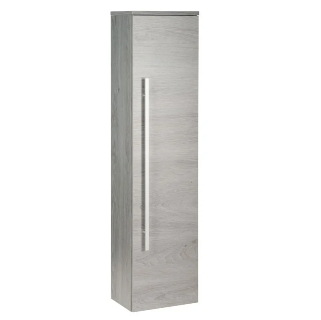 Kartell K-VIT Purity Wall Mounted Side Unit- Silver Oak (PSO1400SU)