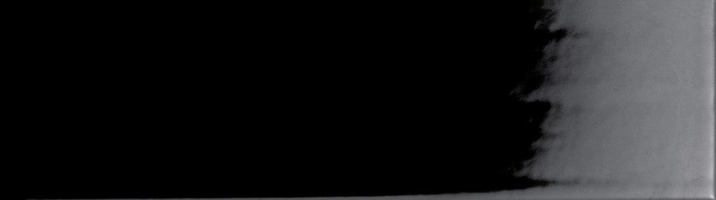 Westport black gloss ceramic wall tile 100x300mm