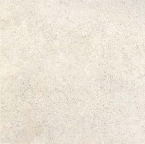 Whidbey white stone effect matt rectified porcelain wall and floor tile 592x592mm