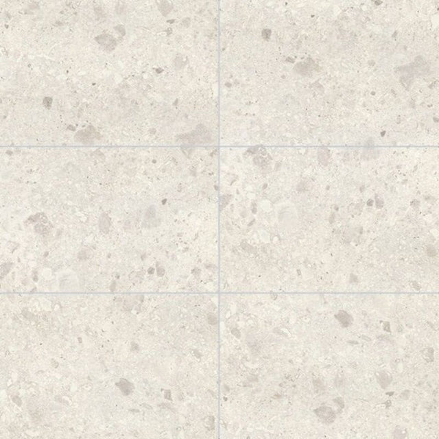 Multipanel Tile White Terrazzo Large Tile Bathroom Wall Panel 2400 x 598mm – Matt