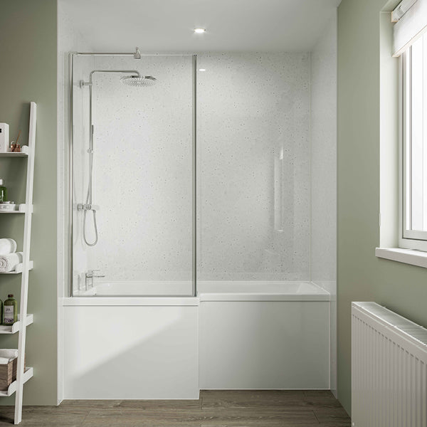 Multipanel Classic White Snow Bathroom Wall Panel
