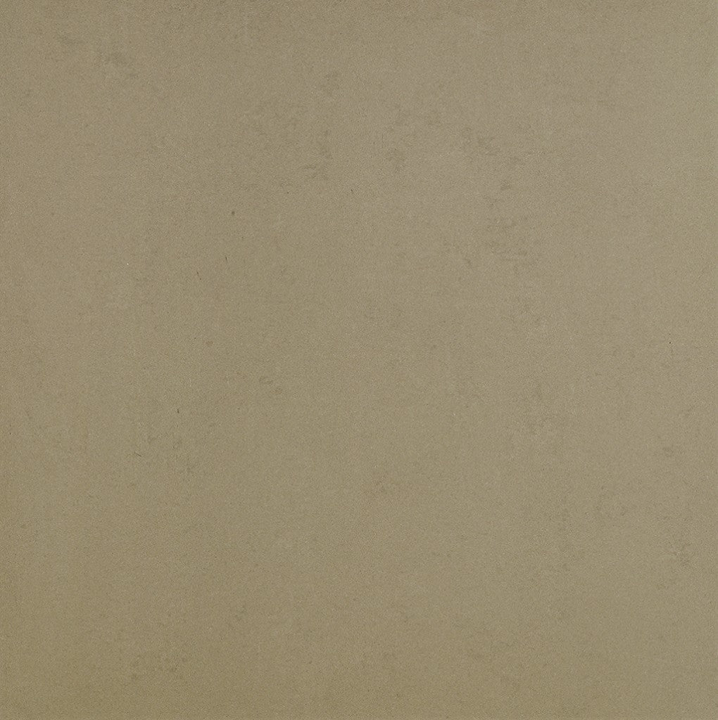 Wilmington beige plain matt porcelain wall & floor tile, 600x600mm
