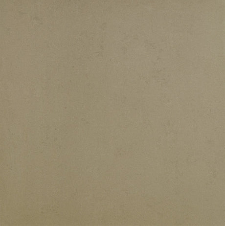 Wilmington beige plain matt porcelain wall & floor tile, 600x600mm