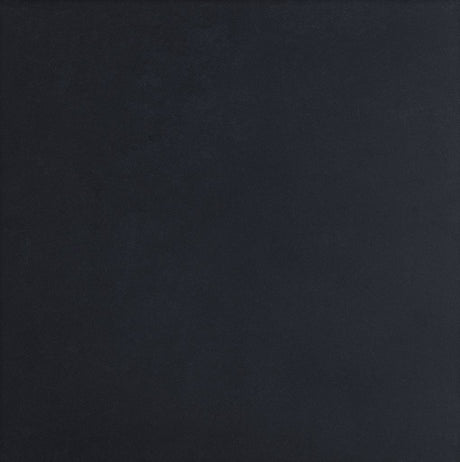 Wilmington black plain matt porcelain wall & floor tile, 600x600mm