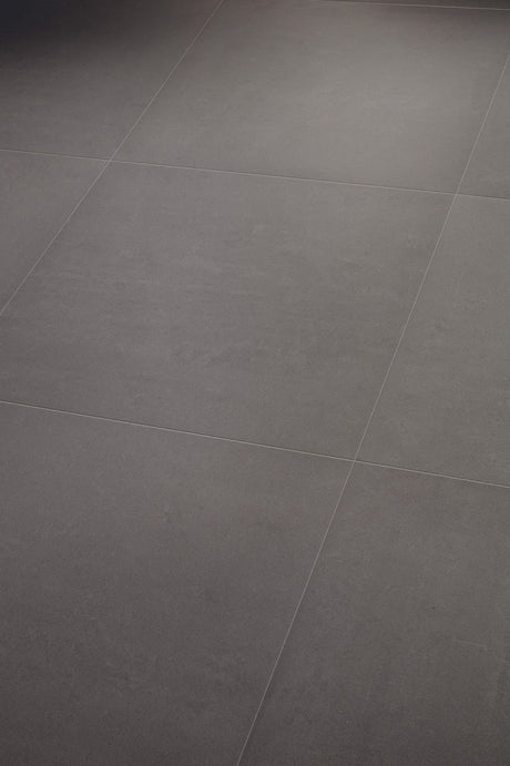 Wilmington carbon plain matt porcelain wall & floor tile, 600x600mm – view 5