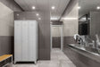 Wilmington carbon plain polished porcelain wall & floor tile, 600x600mm