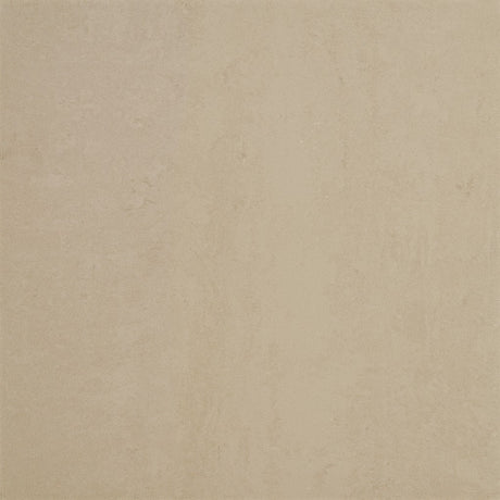Wilmington cream plain matt porcelain wall & floor tile, 600x600mm