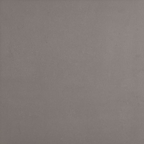 Wilmington grey plain matt porcelain wall & floor tile, 600x600mm