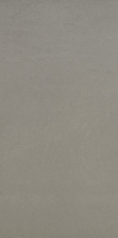 Wilmington grey plain polished porcelain wall & floor tile, 300x600mm