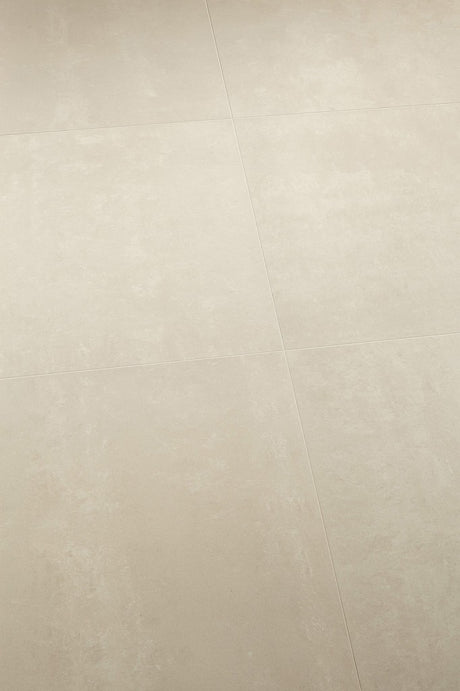 Wilmington white plain matt porcelain wall & floor tile, 600x600mm – view 3